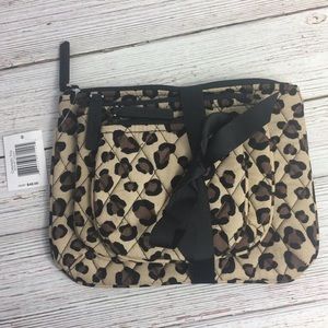 NEW Vera Bradley Cosmetic Trio Leopard